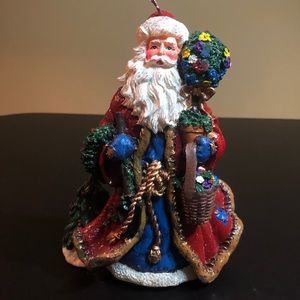 Vintage Two’s Company Santa candle